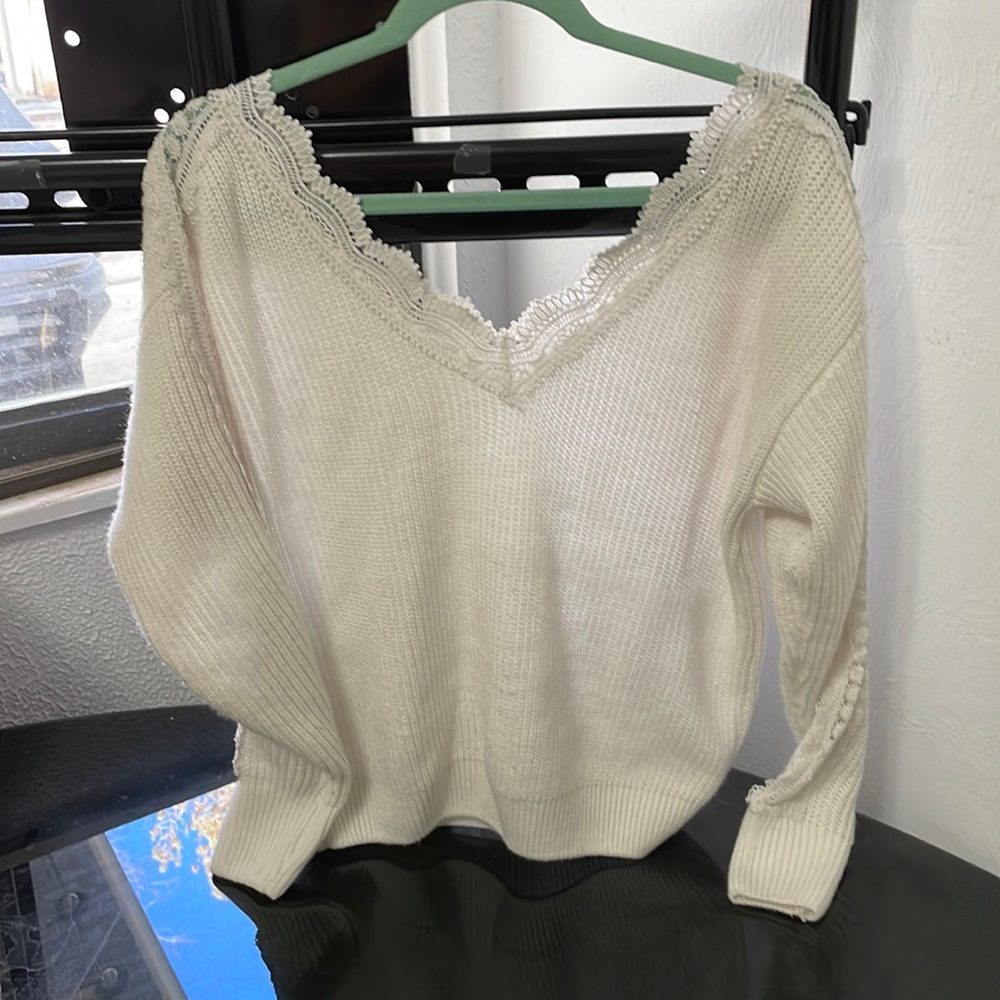 White sweater